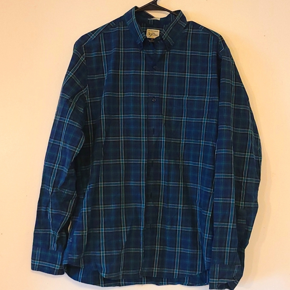 J crew long sleeve button shirt medium flannel